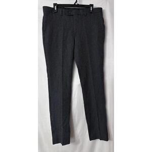 NWT Boohoo Man Mens Skinny Fit Pleated Textured Pants Trousers Size 34x31